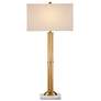 3_Currey & Company Allegory Antique Brass Column Table Lamp more views