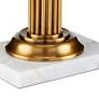 5_Currey & Company Allegory Antique Brass Column Table Lamp more views