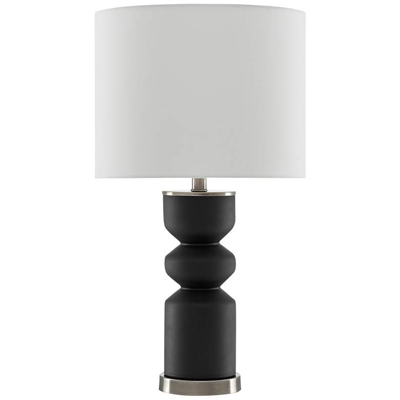 Image 1 Currey and Company Anabelle Black Glass Table Lamp