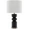 Currey and Company Anabelle Black Glass Table Lamp