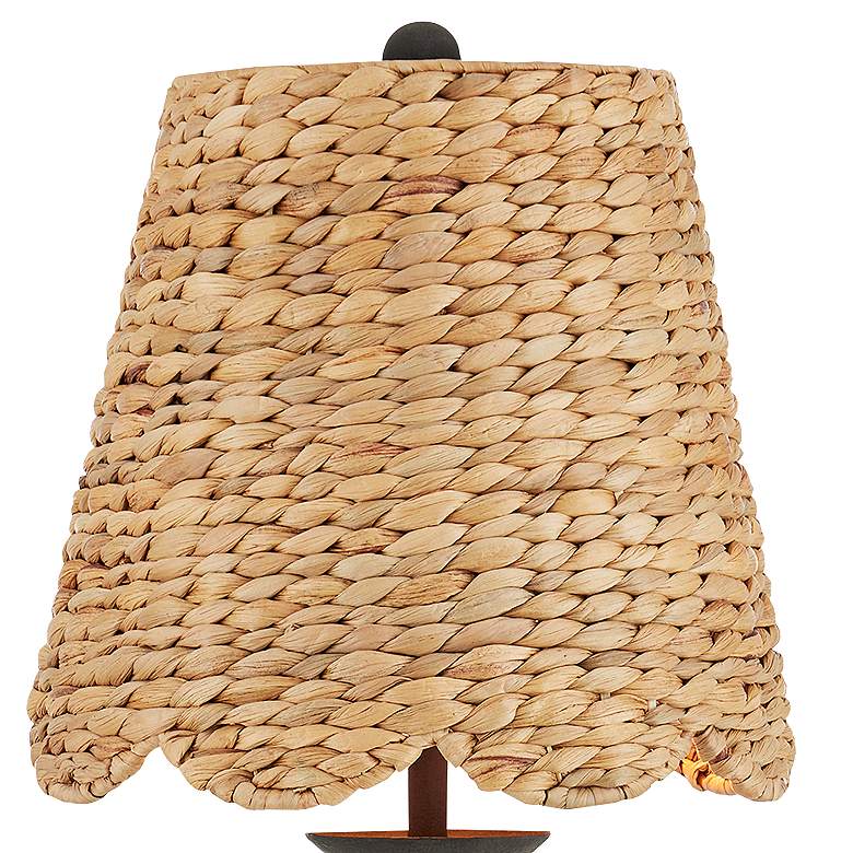 Image 2 Currey & Company Annabelle Natural Water Hyacinth Table Lamp more views