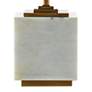 3_Currey & Company Annelore 16 1/2" White Marble Accent Table Lamp more views