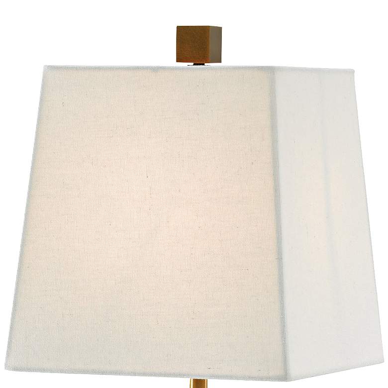 Image 4 Currey & Company Annelore 16 1/2" White Marble Accent Table Lamp more views