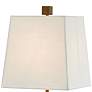 4_Currey & Company Annelore 16 1/2" White Marble Accent Table Lamp more views