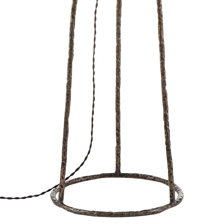 Image 4 Currey &amp; Company Annetta 66 1/2 inch Dark Brass Tripod Floor Lamp more views