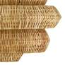 3_Currey & Company Antibes 22 1/2" Natural Rattan Modern Pendant more views