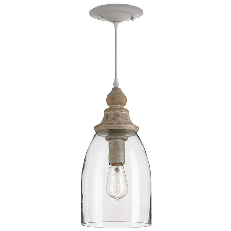 Image 1 Currey &#38; Company Anywhere 7 inch Glass 1-Light Pendant