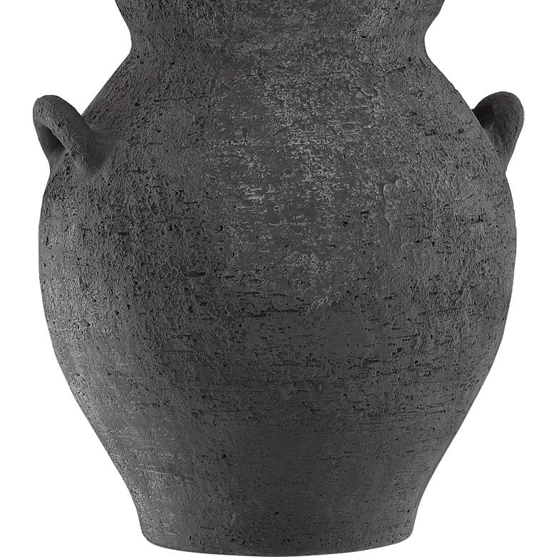 Image 2 Currey &amp; Company Anza 27 1/4 inch Black Ash Terracotta Jar Table Lamp more views