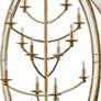 3_Currey & Company Aphrodite 43" 14-Light Gold Orb Chandelier more views