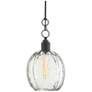 1_Currey and Company Aquaterra 10" Wide Old Iron Mini Pendant