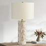 Currey &amp; Company Aquila Natural Bone Column Table Lamp