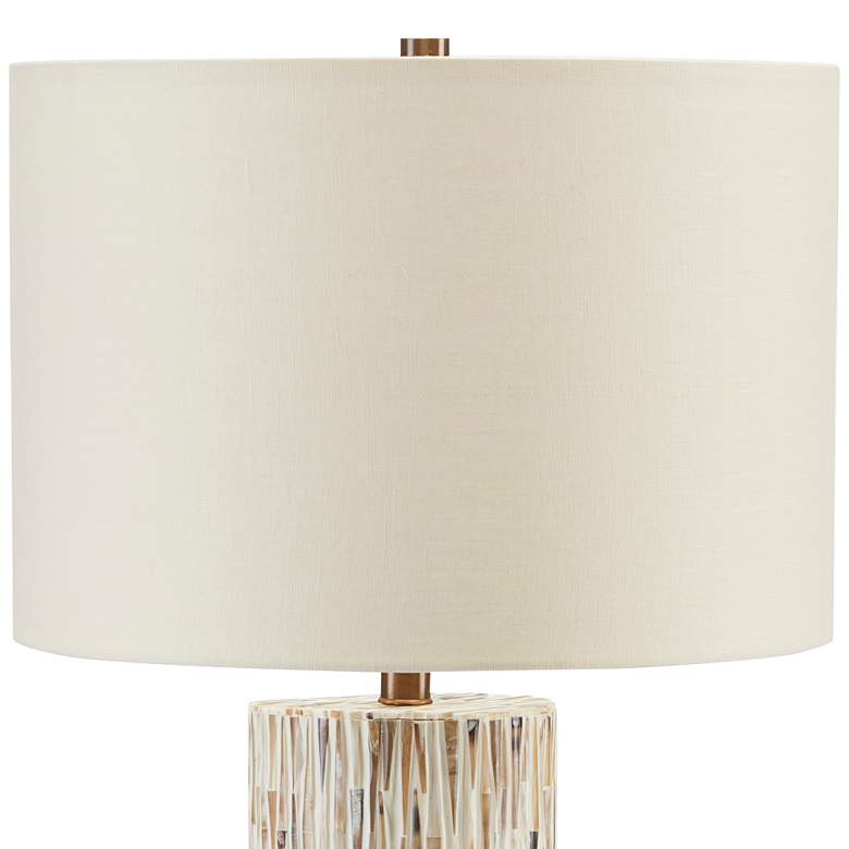 Image 3 Currey & Company Aquila Natural Bone Column Table Lamp more views