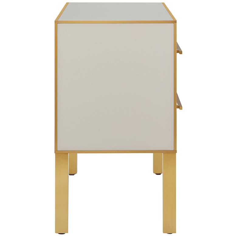 Image 6 Currey and Company Arden 36"W Ivory 2-Drawer Accent Chest more views