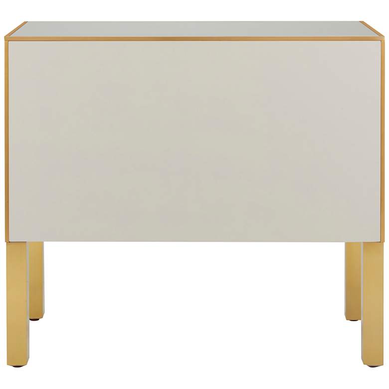 Image 7 Currey and Company Arden 36"W Ivory 2-Drawer Accent Chest more views