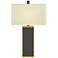 Currey and Company Arden Tornado Gray Table Lamp