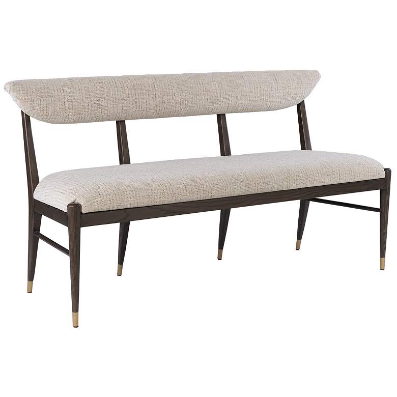 Image 1 Currey & Company Arlan Upholstered Coffee Bench