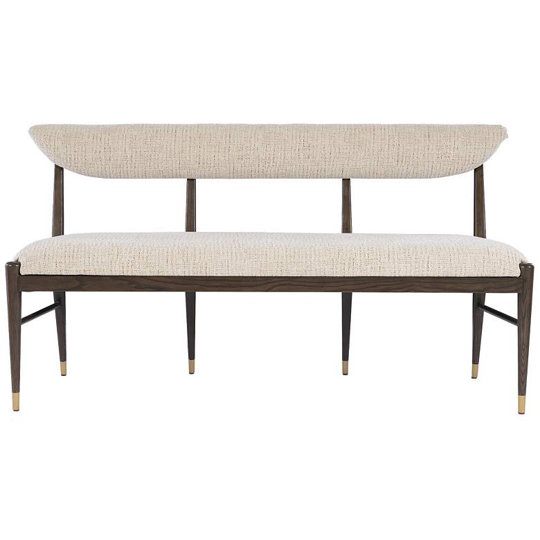 Image 4 Currey & Company Arlan Upholstered Coffee Bench more views