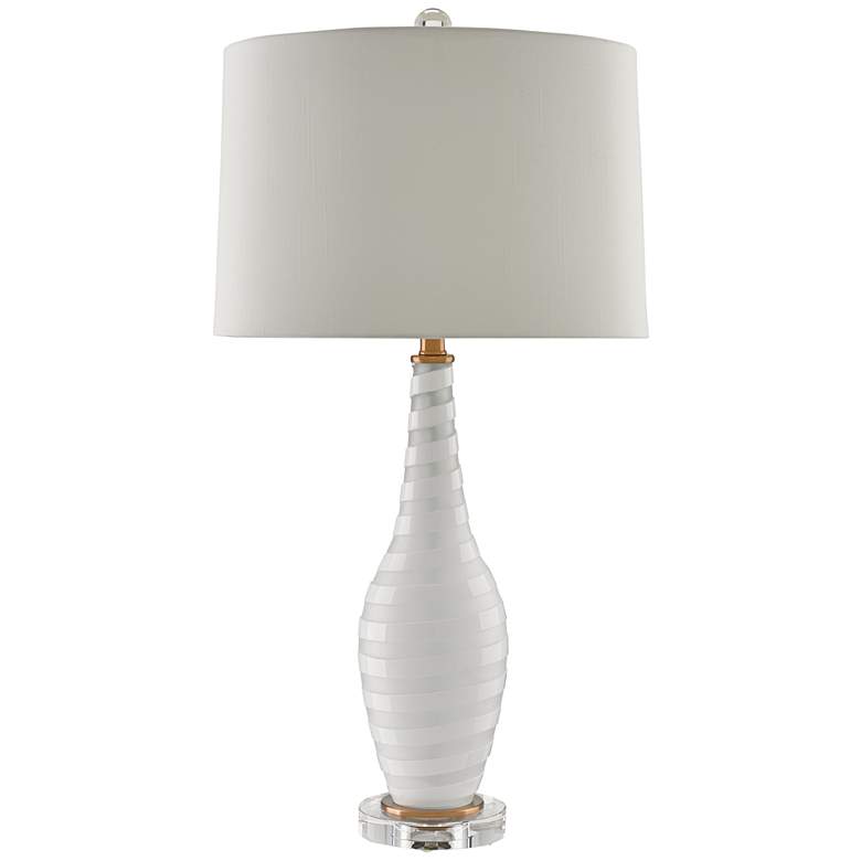 Image 1 Currey and Company Arlington Frosted Glass Table Lamp
