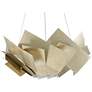 2_Currey & Company Artiste 33" Wide Silver Leaf Chandelier more views