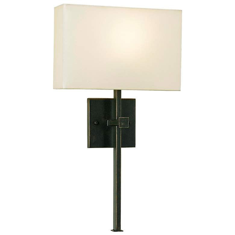 Image 1 Currey & Company Ashdown Bronze 1-Light Wall Sconce