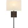 3_Currey & Company Ashdown Bronze 1-Light Wall Sconce more views