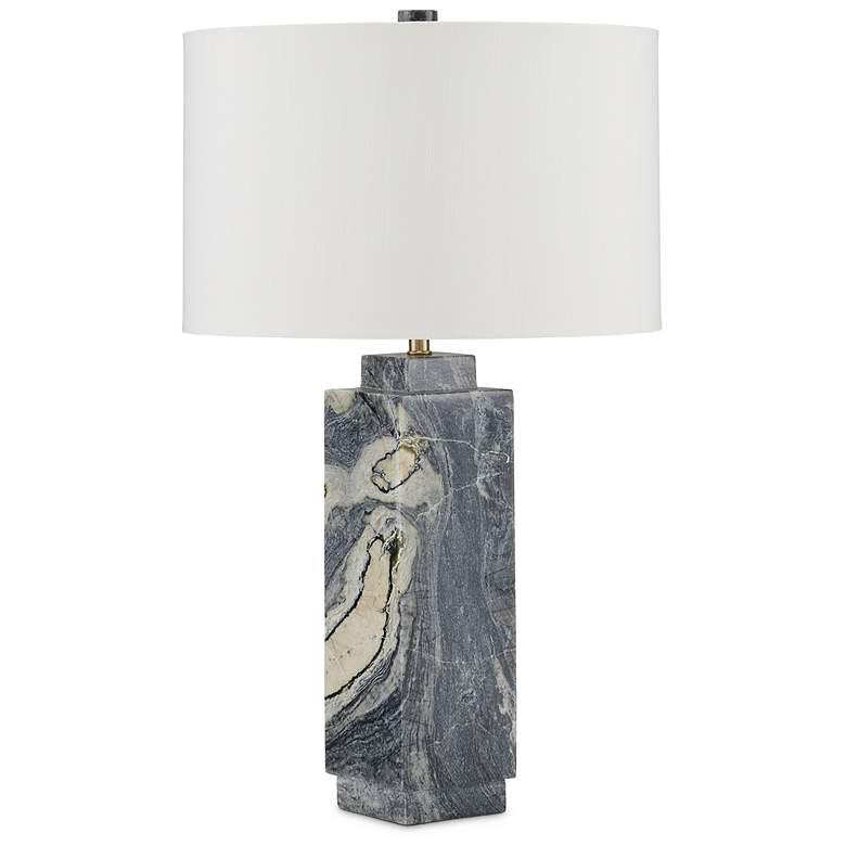 Image 2 Currey & Company Ashlar 24" High Modern Marble Table Lamp more views