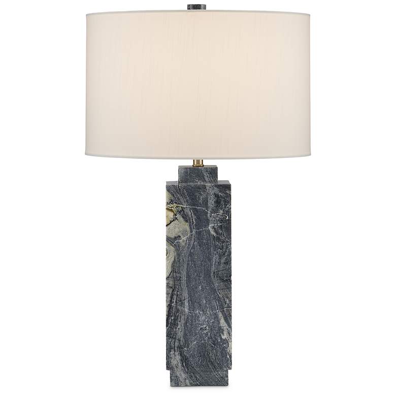 Image 3 Currey & Company Ashlar 24" High Modern Marble Table Lamp more views