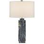 3_Currey & Company Ashlar 24" High Modern Marble Table Lamp more views