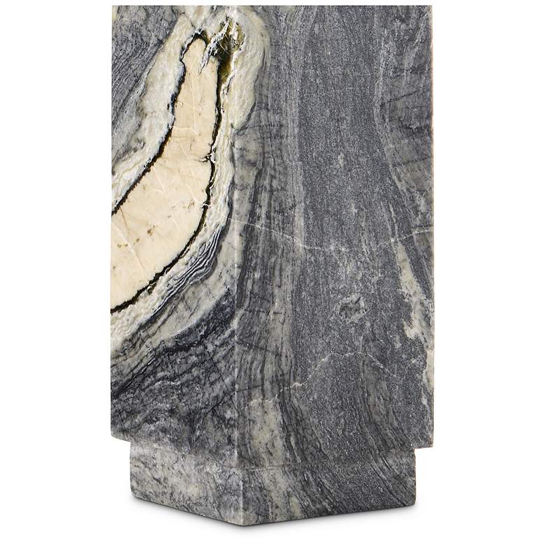 Image 4 Currey & Company Ashlar 24" High Modern Marble Table Lamp more views