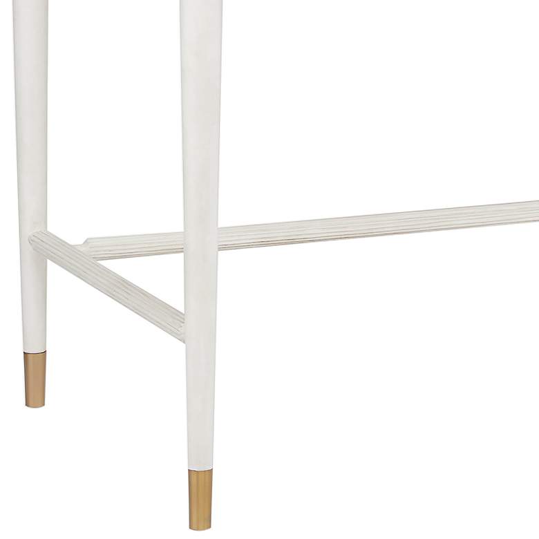Image 4 Currey and Company Aster 54" Wide Off-White 3-Drawer Desk more views