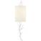 Currey & Company Baneberry White 1-Light Wall Sconce, Right