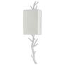 4_Currey & Company Baneberry White 1-Light Wall Sconce, Right more views