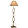 Currey and Company Bangle Gold Leaf Chain Floor Lamp