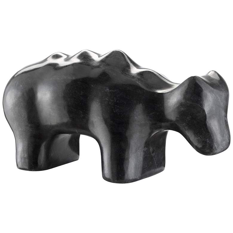 Image 1 Currey and Company Baquara 16" Wide Polished Black Sculpture