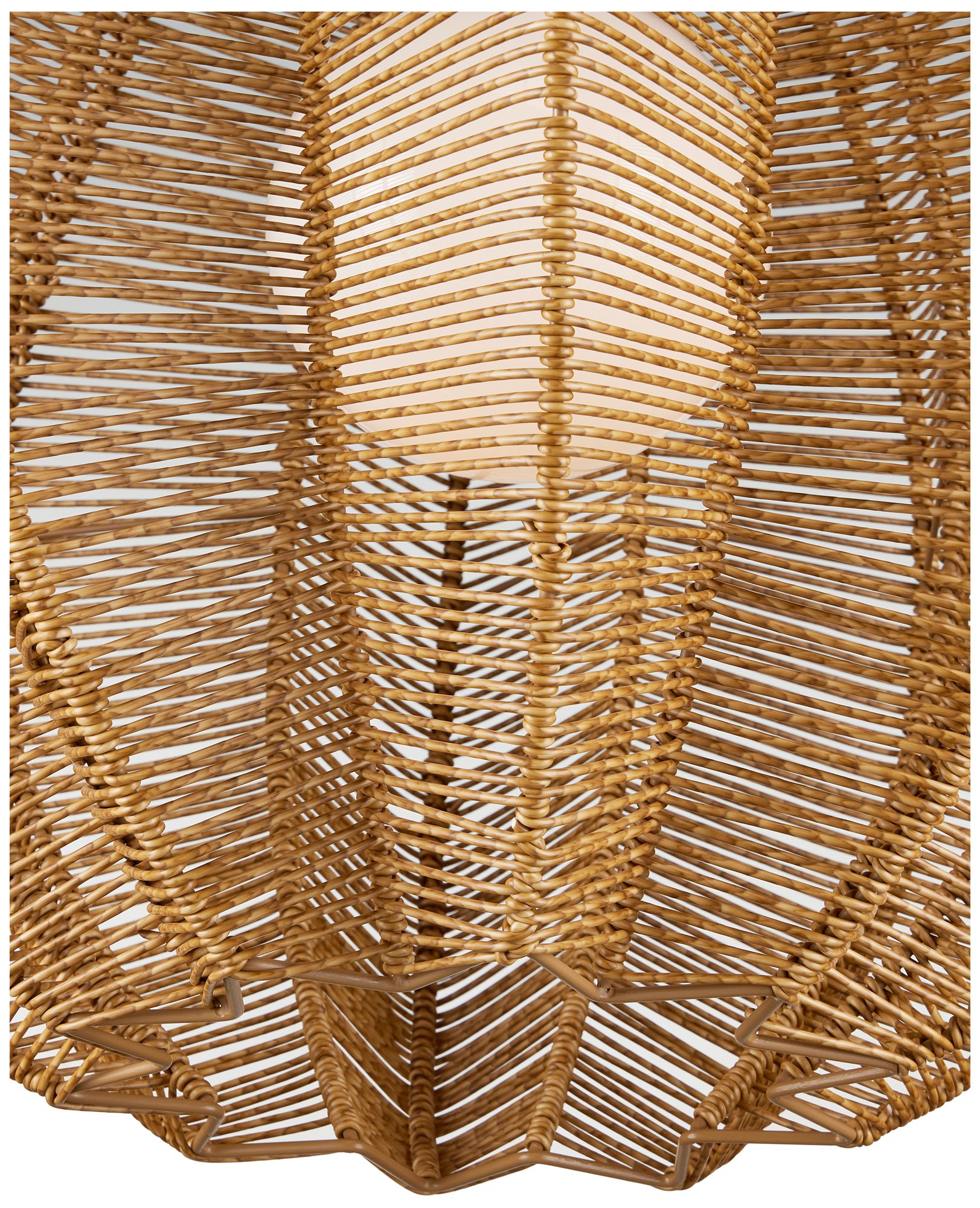 Image 2 Currey & Company Barbary 33 1/4" Wide Fluted Outdoor Hanging Light more views