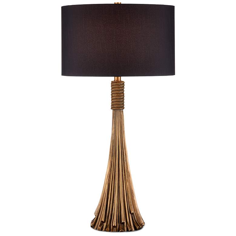 Image 1 Currey & Company Baroque Antique Brass Table Lamp