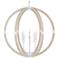 Currey and Company Bastian 31" High Sandstone Finish Orb Chandelier