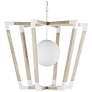 2_Currey & Company Bastian 37" Wide Sandstone Pendant Light more views