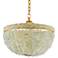 Currey & Company Bayou 19" Wide Gold Seaglass Pendant Light