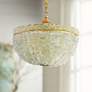 1_Currey & Company Bayou 19" Wide Gold Seaglass Pendant Light