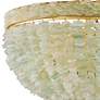 3_Currey & Company Bayou 19" Wide Gold Seaglass Pendant Light more views