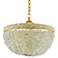 Currey & Company Bayou 19"W Gold Seaglass Pendant Light