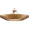 Currey & Company Belle 36" Wide Luxe Modern Gold Leaf Chandelier