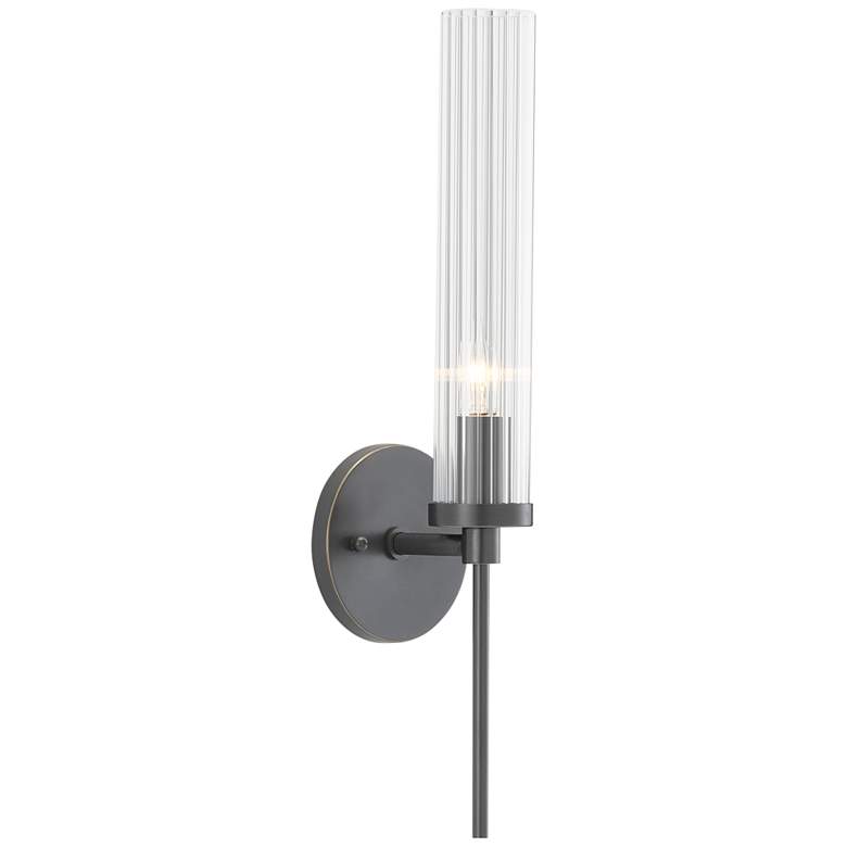 Image 4 Currey & Company Bellings 18 1/4" H Oil Rubbed Bronze Wall Sconce more views