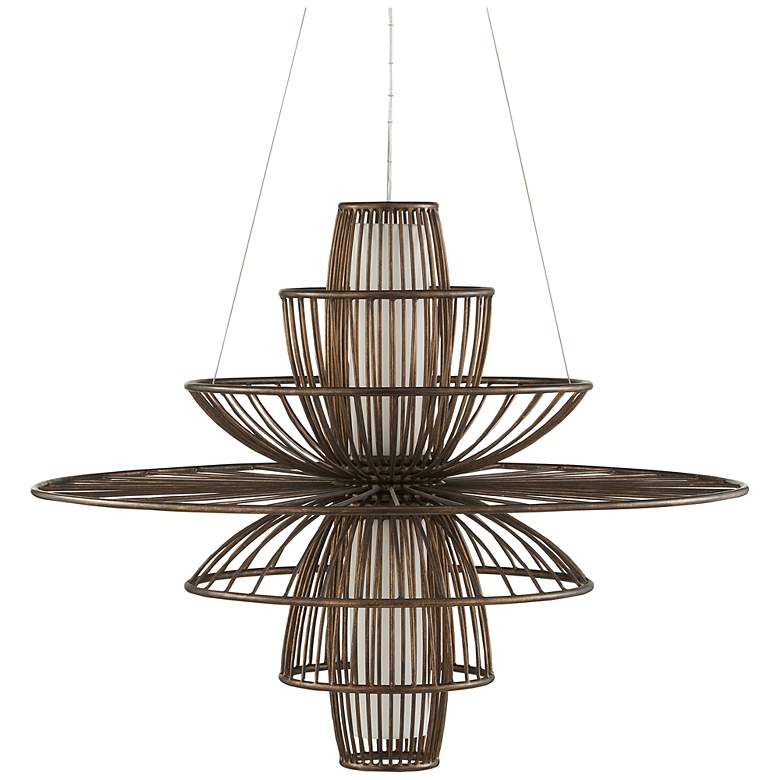 Image 2 Currey & Company Benjiro 42" Wide Modern Geometric Chandelier more views