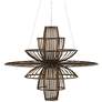 2_Currey & Company Benjiro 42" Wide Modern Geometric Chandelier more views