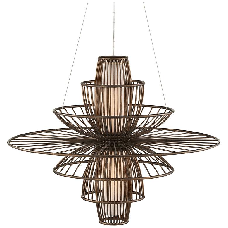 Image 3 Currey & Company Benjiro 42" Wide Modern Geometric Chandelier more views