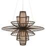 3_Currey & Company Benjiro 42" Wide Modern Geometric Chandelier more views