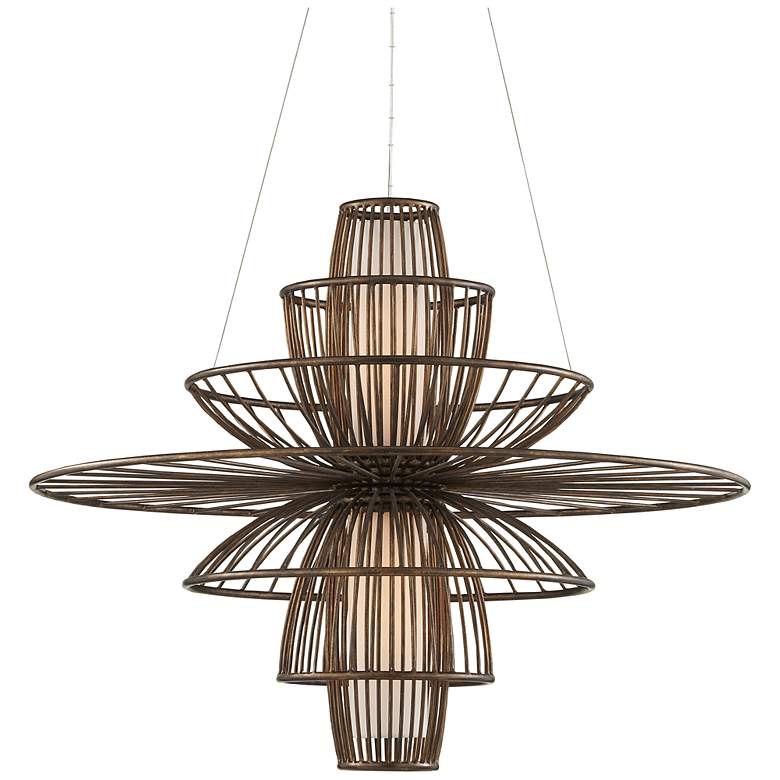 Image 4 Currey & Company Benjiro 42" Wide Modern Geometric Chandelier more views