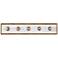 Currey & Company Berdine Large Brass 5-Light Wall Sconce